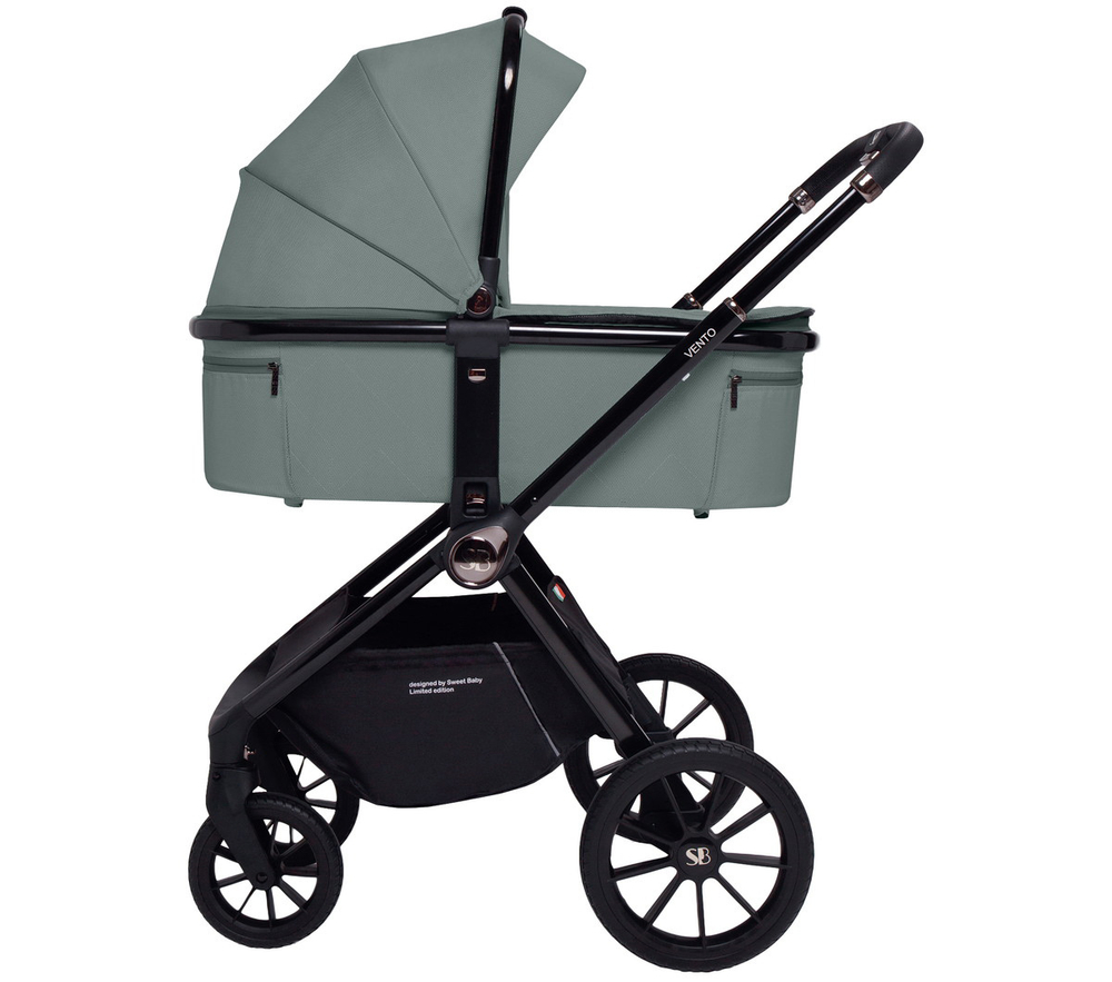 Детская коляска Sweet Baby Vento Black 2 в 1 Green
