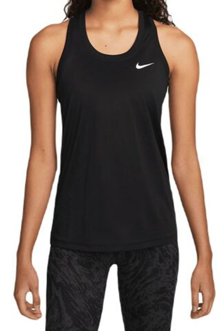 Женский топ теннисный Nike Dri-Fit Racerback Tank - black/white