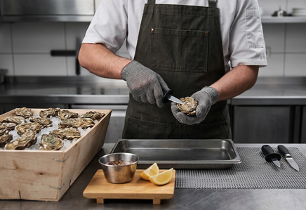 Дары моря: безупречное вскрытие устриц и чистая разделка рыбы
