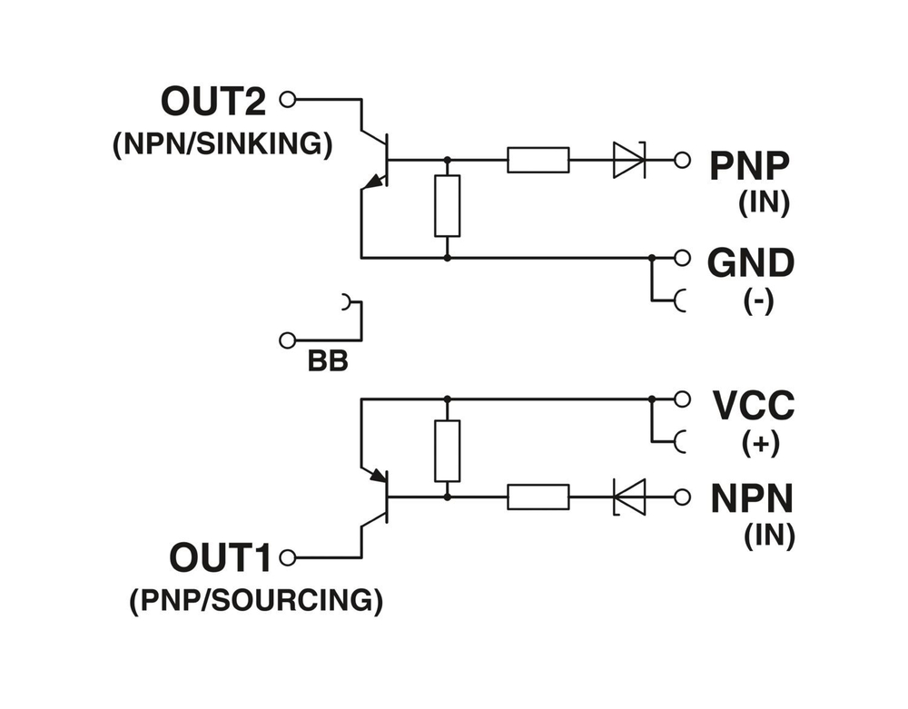 1395232 - PLC-PT-TR/INV - Коммутирующий усилитель