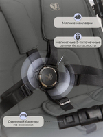 Коляска прогулочная Sweet Baby SBL Aura Plus Basic Dark Grey