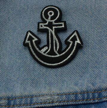 Нашивка на рюкзак и на одежду. Якорь