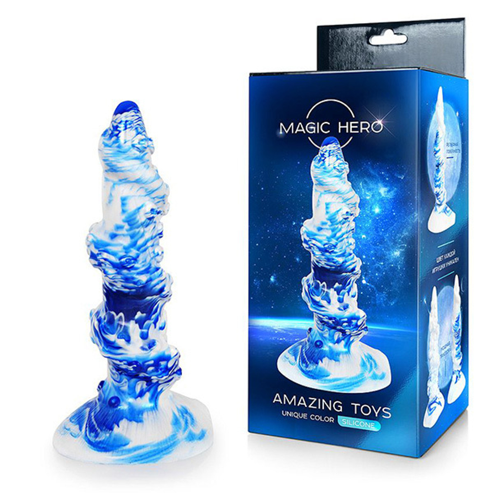 Фантазийный спиралевидный фаллоимитатор-щупальце 22см Bior Toys Magic Hero MH-13012