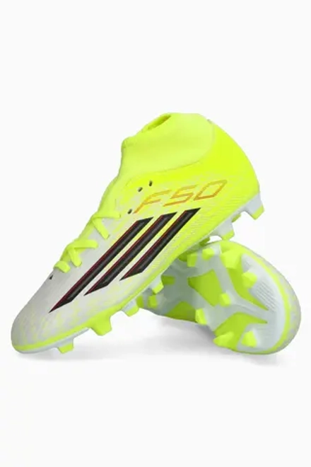 Бутсы adidas F50 Club Mid FG/MG Junior - желтый