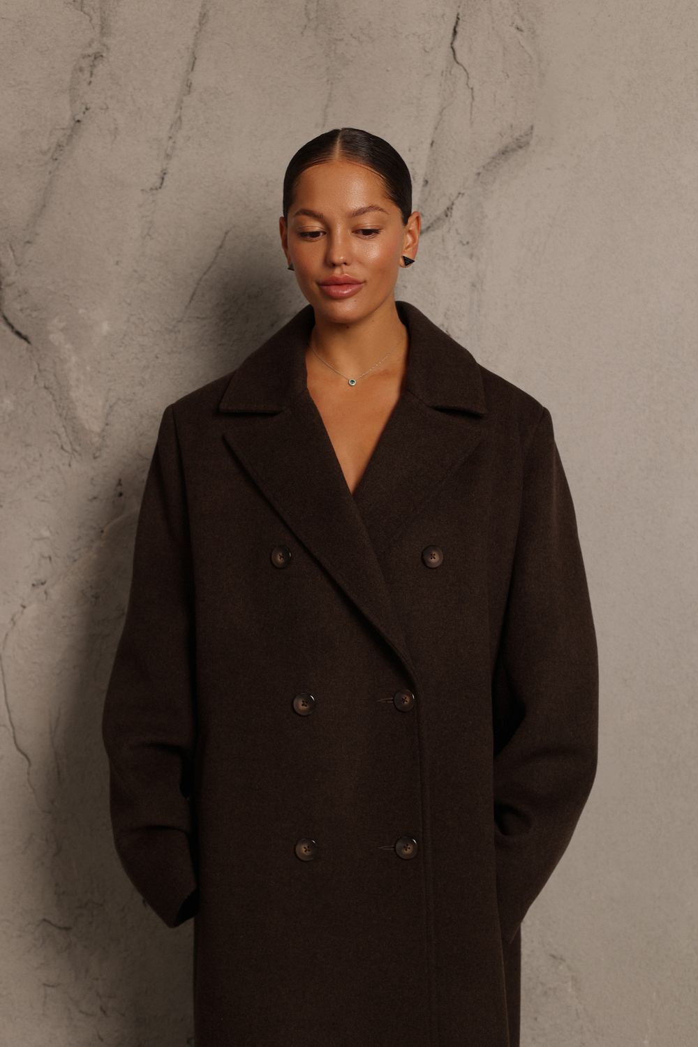 Пальто OVER миди