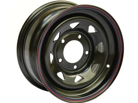 Диск колесный стальной штампованный ORW 71B, 5x139.7, 15x8, ET-19, ЦО 110, черный