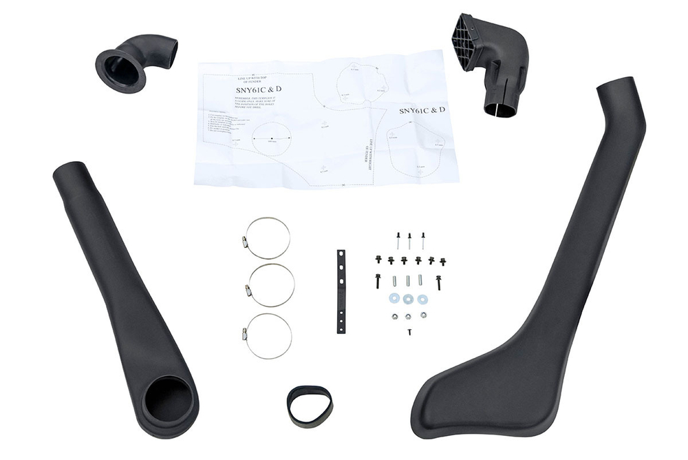 Шноркель для Nissan Patrol Y61 09/2004+ TD42, ZD30DDTI, TB48E (SNY61D)