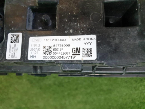 ПТФ правая Cadillac XT6 (2019-н.в.)