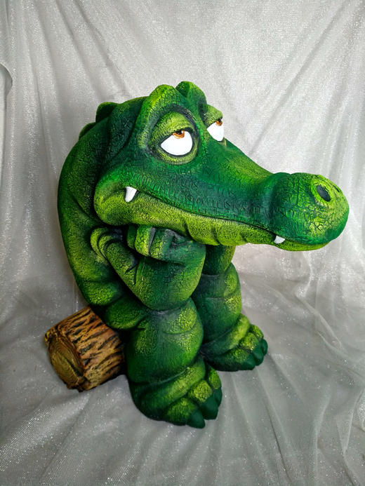 Садовая фигура Крокодил на бревнышке Закупка М47 апрель 2026