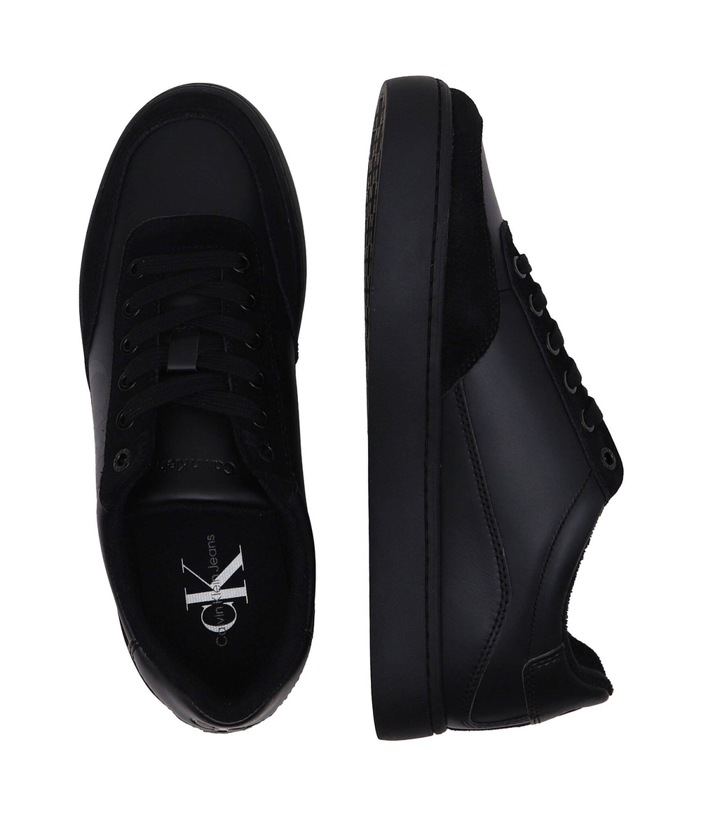 Кожаные кроссовки classic cupsole laceup mix lth CALVIN KLEIN JEANS - черный(YM0YM00713)