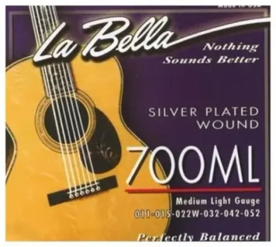 Струны La Bella 700ML Silver-Plated
