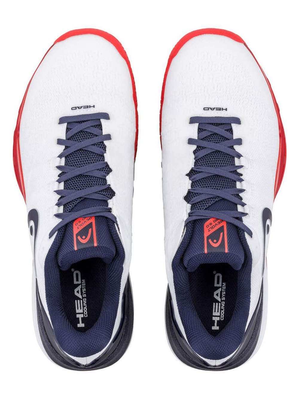 Мужские теннисные кроссовки Head Revolt Pro 5.0 - white/navy