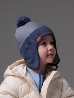 Шапка весенняя/осенняя вязаная (Светлый габардин) КОДИ