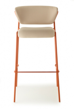 Стул полубарный с обивкой Scab Design Lisa Waterproof, терракотовый, песок