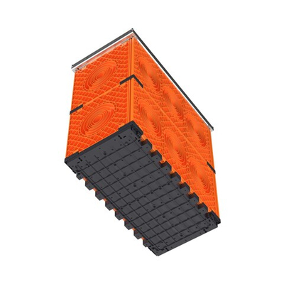 Колодец пластиковый для кабельной канализации с крышками,  F0,750х375х750