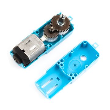 Мотор редуктор 1:90 одновальный (half metall)