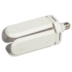 Фитолампа для растений светодиодная ЭРА FITO-36W-RB-E27-FOLD 4-х лепестковая красно-синего спектра 36 Вт Е27 | Фитолампы Е27