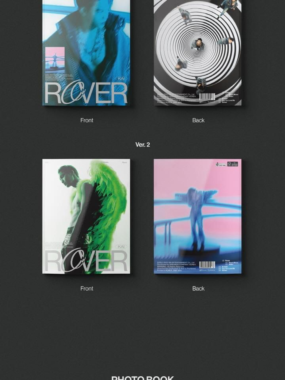 Альбом KAI - Rover 3rd Mini Album PHOTO BOOK 2 Version SET
