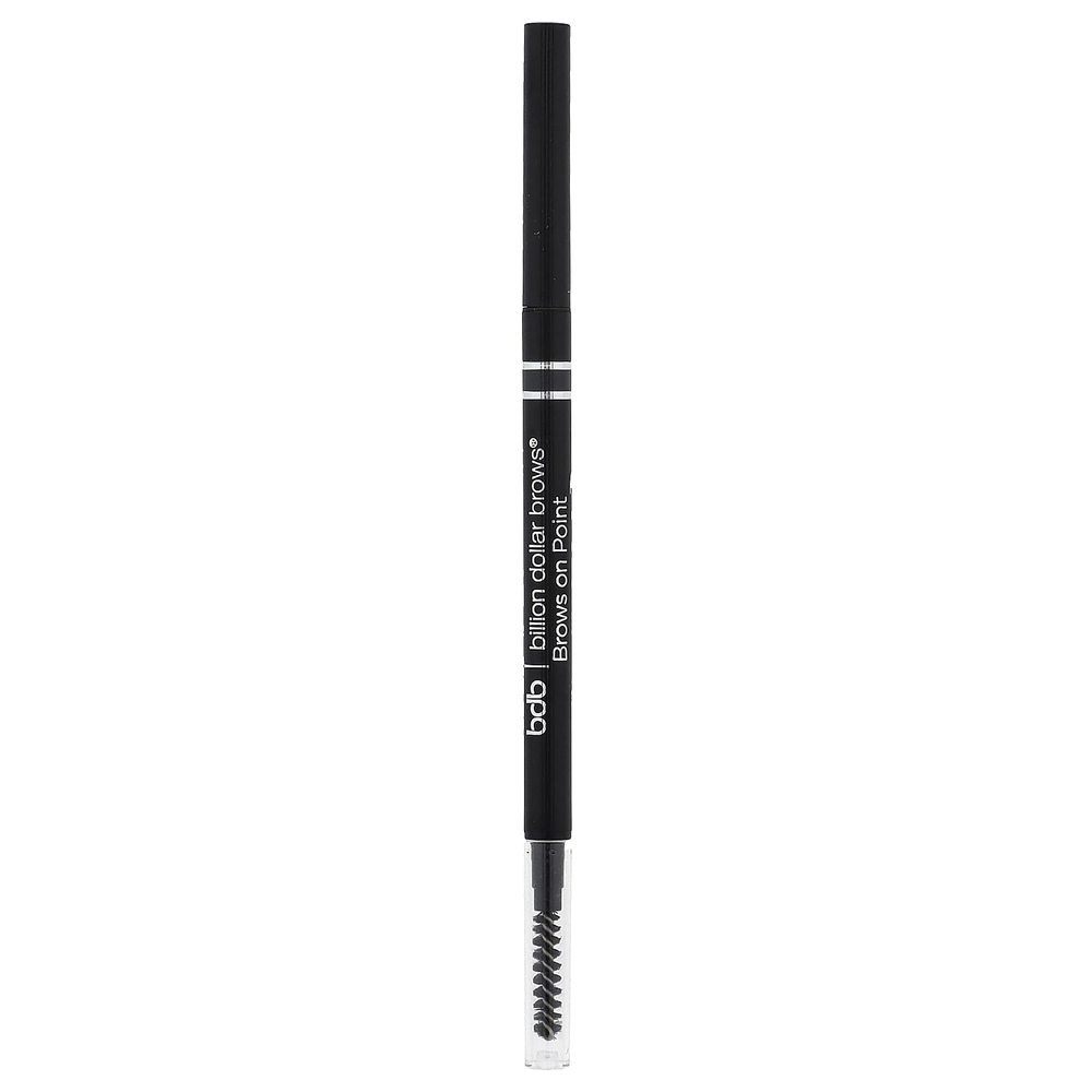 Billion Dollar Beauty, Brows on Point: брови на миллиард долларов микрокарандаш для бровей, ворон, 0,045 г (0,002 унции)