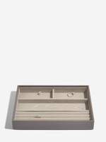 Органайзер для украшений и часов Stackers Classic Jewellery Box, 4 секции - Burgundy (Burgundy / бордовый / Burgundy / 600 / 700 / Органайзер-косметичка с крышкой)