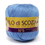 Пряжа Filo Di Scozia №5, 1 моток, 50 гр, 226 м.