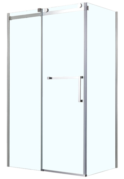 Душевое ограждение Azario Vancouver 800х1200х2000 L, без поддона, прозрачное стекло 8 мм, цвет профиля серебро (AZ-NKF1131 L 800)