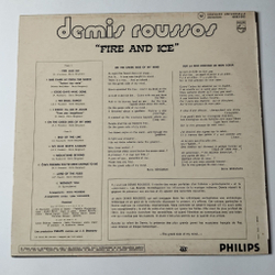 Винтажная виниловая пластинка LP Demis Roussos Fire And Ice (France 1971) End Of The Line