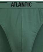 Мужские трусы слипы спорт Atlantic, набор 5 шт., хлопок, графитовые + голубые + деним + индиго + темно-зеленые, 5SMP-004