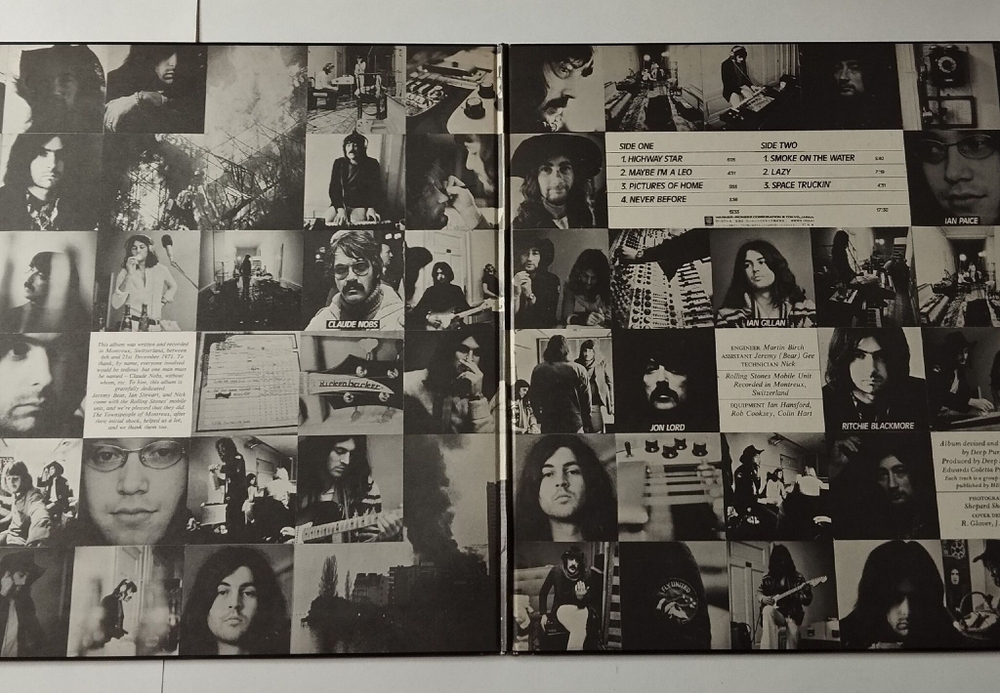 Винтажная виниловая пластинка LP Deep Purple Machine Head (Japan 1976) (No Obi) Pictures Of Home