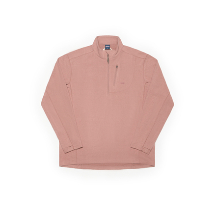 Свитшот Nothomme Blue Monte Stand-Up Collar Checkered Fleece Semi-Zipped Sweatshirt "Gesang Powder"