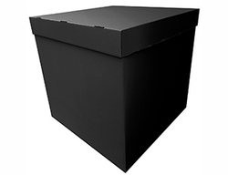 Черная коробка на 15 гелиевых шаров