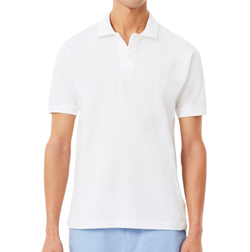 Мужское теннисное поло Lacoste Classic Fit Embroidery Detail Petit Piqué - white