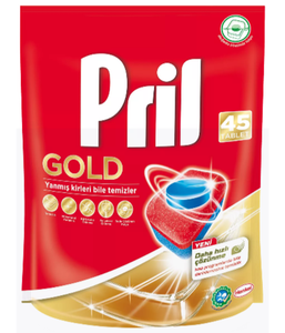 Таблетки для посудомоечной машины PRIL GOLD 45ШТ