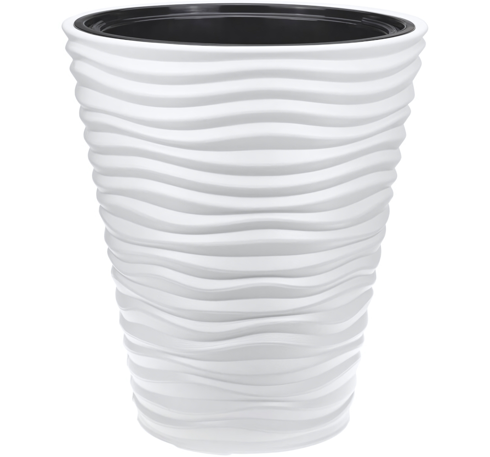 Кашпо ДЮНА D340мм 9/19,5л H 385мм со вставкой