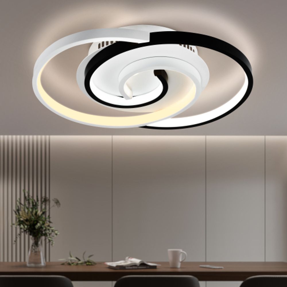 Светильник потолочный светодиодный Rivoli   6101-101 LED 3900К - 4400К 57 Вт модерн с пультом