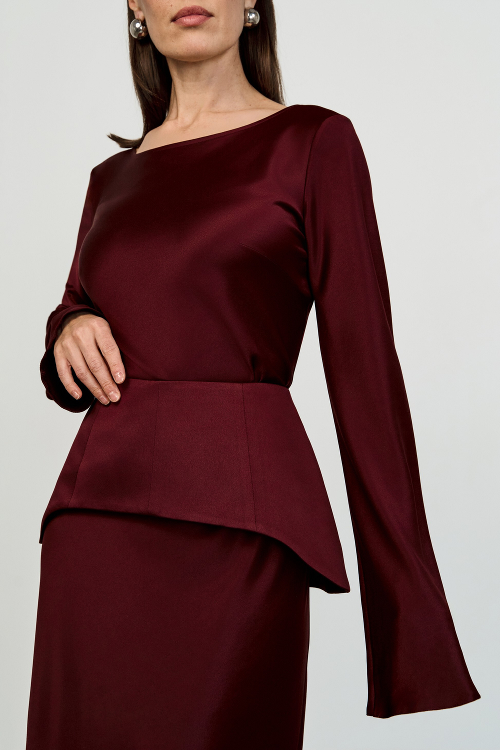 Платье макси с завязками на спине