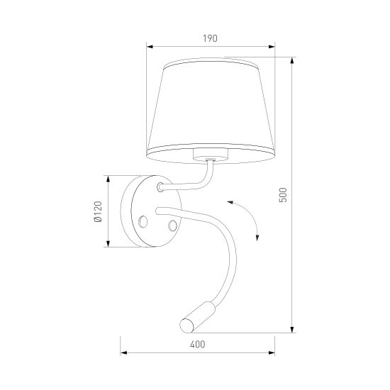 10081/ Настенный светильник / Maja
