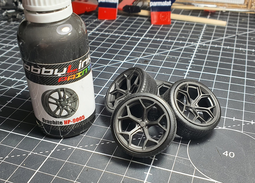Краска лаковая HobbyLink Graphite HP-9005