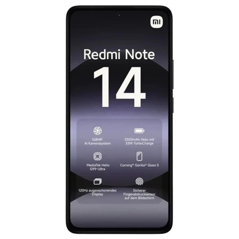 Смартфон Redmi Note 14 8/128Gb Midnight Black