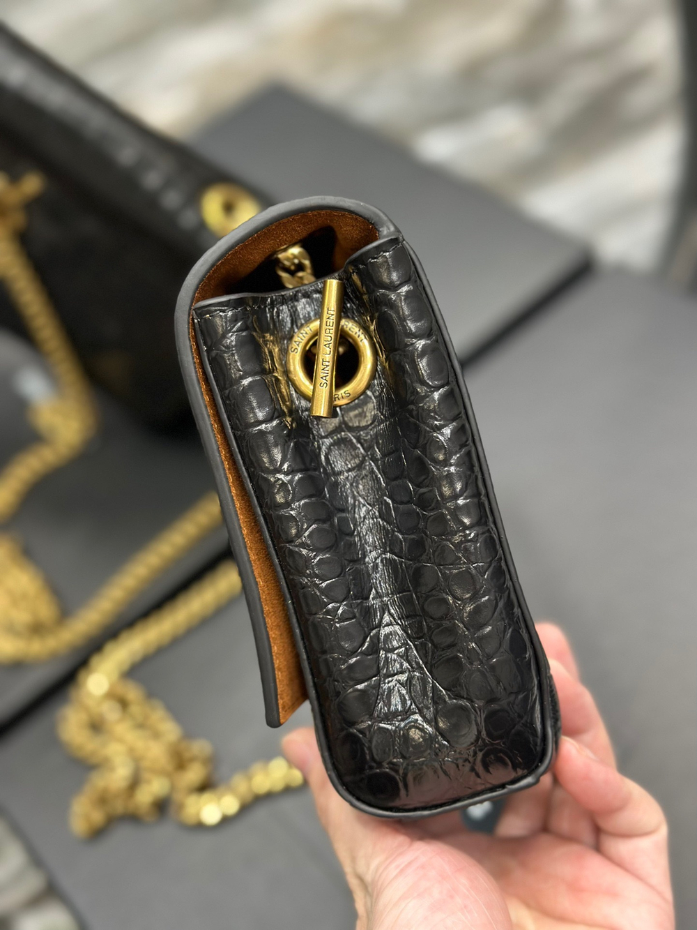 Saint Laurent Kate Small Reversible Chain Bag 22 cm