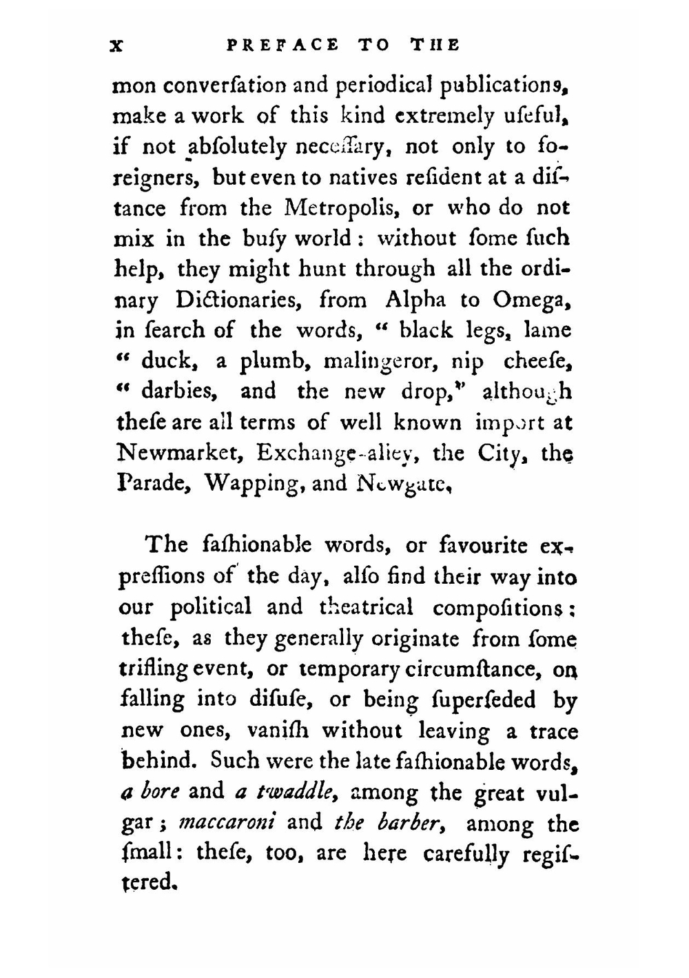 A Classical Dictionary of the Vulgar Tongue | Francis Grose