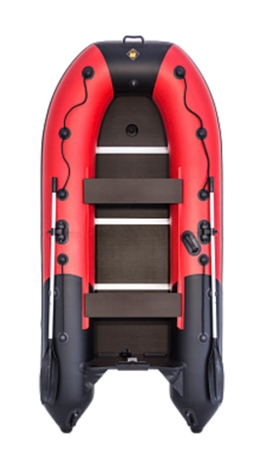 Лодка ПВХ Ривьера Компакт 3200 СК "Комби" красный/черный