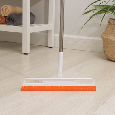 Швабра-скребок с двухсекционным черенком из нержавеющей стали