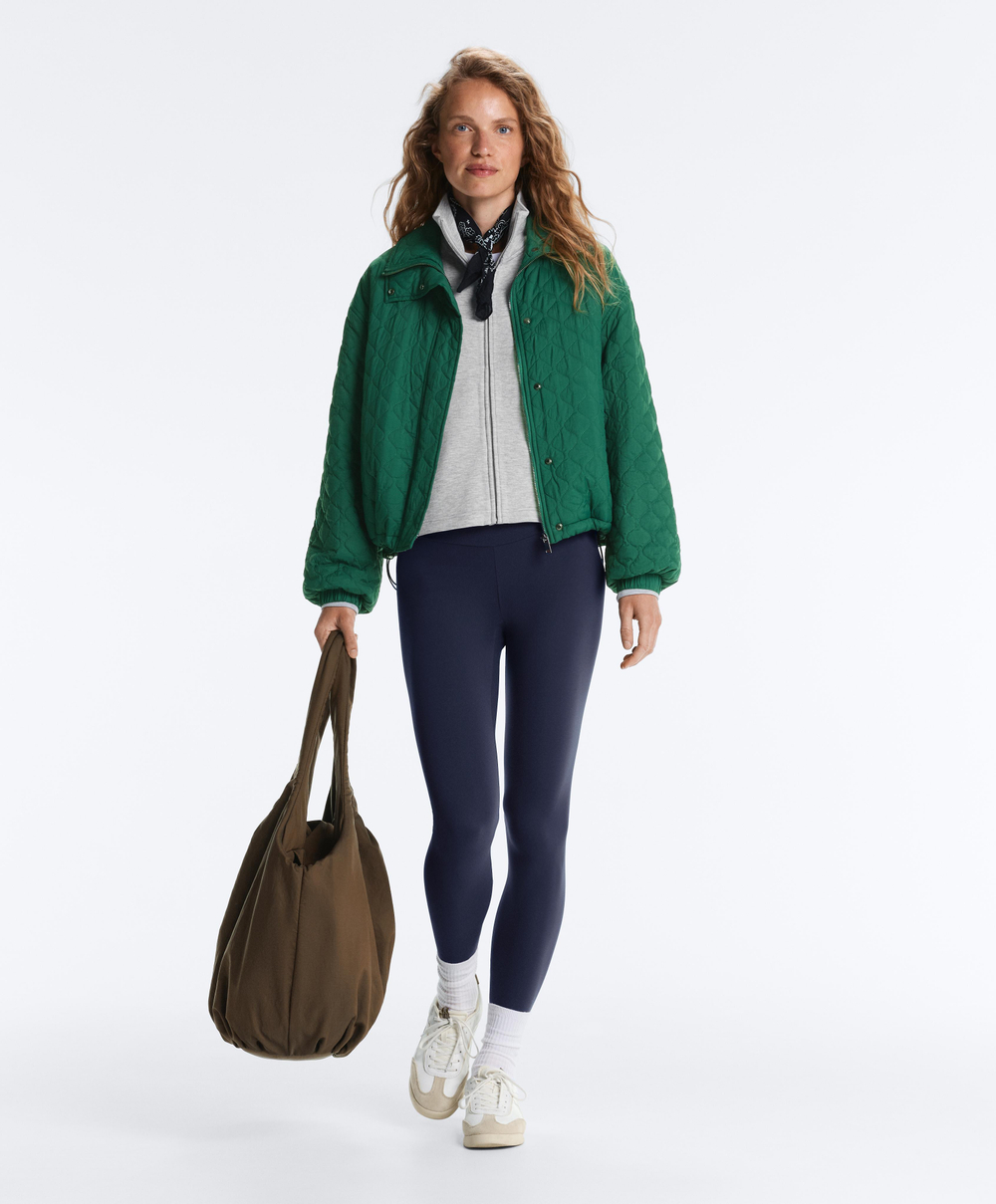 Oysho Укороченная куртка FELLEX® AEROGEL, изумрудный