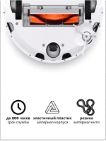 Боковая силиконовая щетка для робота-пылесоса Roborock Vacuum Cleaner Xiaomi SDBS03RR