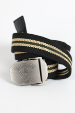 Ремень BLK CROWN Brotherhood Черный/Полоса