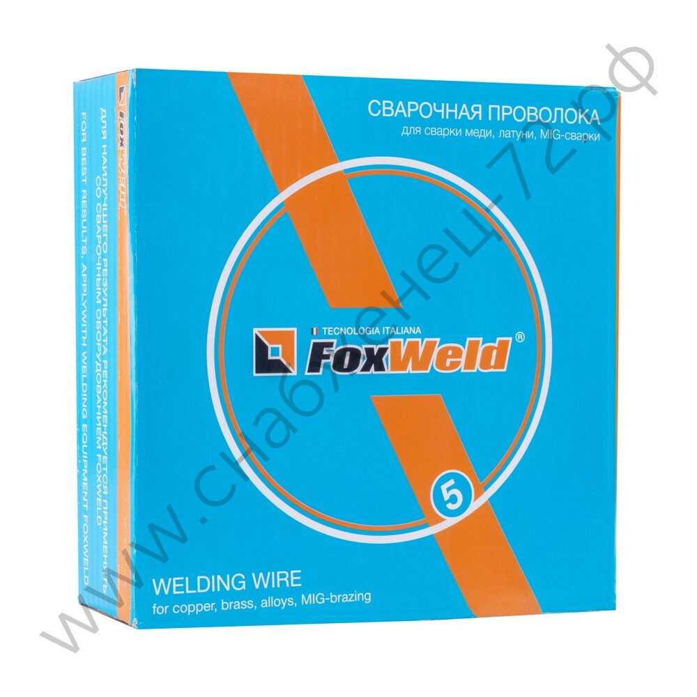 FoxWeld Проволока медная CuSi3 д.1.0мм, 5кг D200 (пр-во FoxWeld/КНР)