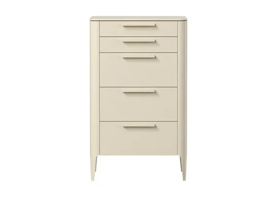 Комод Type oak высокии? 5 ящиков (молочный)
