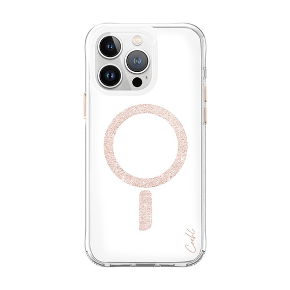 Чехол Uniq COEHL Glace с MagSafe для iPhone 15 Pro 6.1&quot; Rose Gold (IP6.1P(2023)-GLCMRGLD)