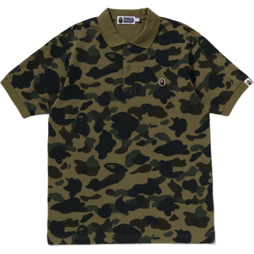 A Bathing Ape Bathing Ape Polo Shirts Cotton Moderate Summer 0zxpom302121q зеленый